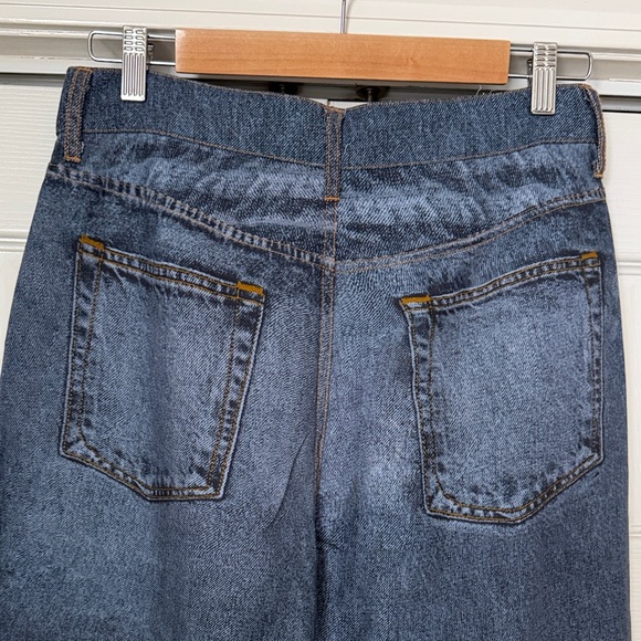 Jason Wu Faded Raw Denim Blue Jeans ❤️ Size 6 Trending Now - Picture 4 of 9